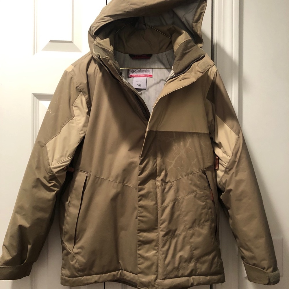 Beige Colombia all weather jacket